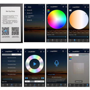 Умная светодиодная лампочка RGBCW E27 с Алисой Wi-Fi Орбита OT-HOS16
